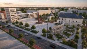Elevii au realizat proiectul după care ar putea fi modernizată Piaţa Unirii din Focşani